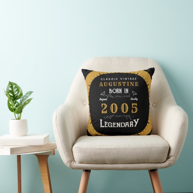 21st Birthday Legend Born 2005 Cushion (Chair)