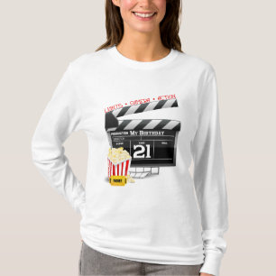 21st Birthday Movie Party T-Shirt