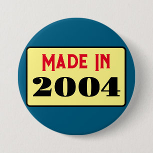 21st Birthday party born 2004 21 pin