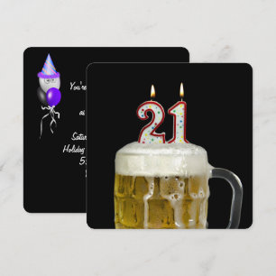 21st Birthday Party Invitation
