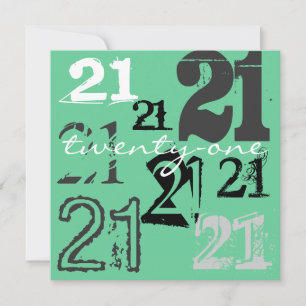 21st Birthday Party Invitations