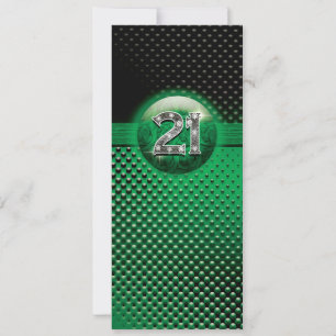 21st birthday party invitations elegant