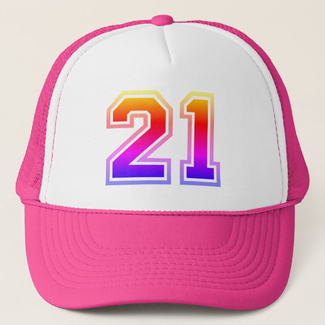 21st Birthday Party Trucker Hat (Front)