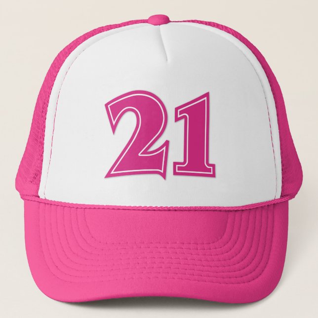 21st Birthday Party Trucker Hat (Front)