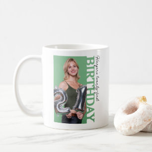 21st Birthday Photo college Party  Coffee Mug