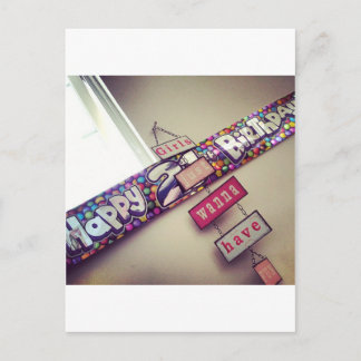 21st Birthday Postcard