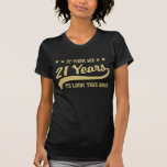 21st Birthday T-Shirt<br><div class="desc">21st Birthday t-shirt</div>