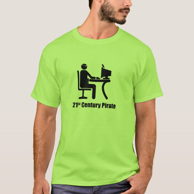 21st Century Pirate T-Shirt (Front)