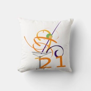 21st Cocktail Gift  Cushion