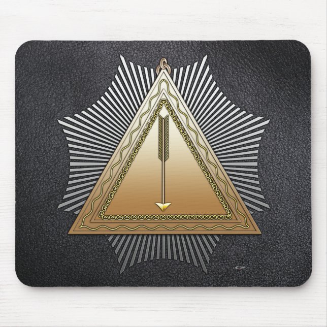 21st Degree: Patriarch Noachite Mouse Mat (Front)