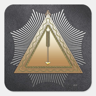 21st Degree: Patriarch Noachite Square Sticker