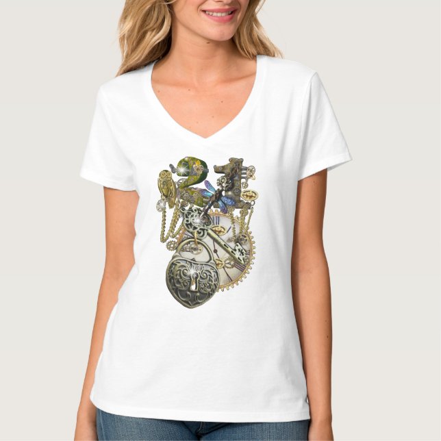 21st Steampunk Birthday T-shirt (Front)