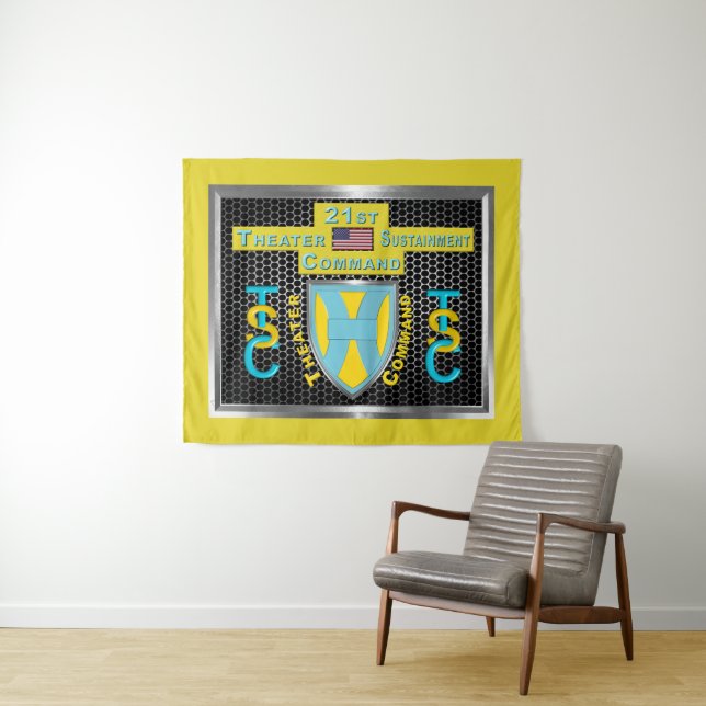 21st Theatre Sustainment Command Tapestry (In Situ (Horizontal))