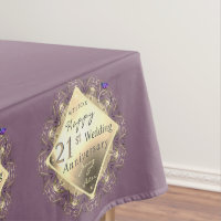 21st Wedding Anniversary Brass& Iolite