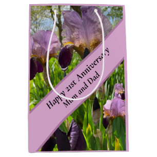 21st Wedding Anniversary  Medium Gift Bag