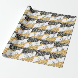 21st Wedding Anniversary Wrapping Paper