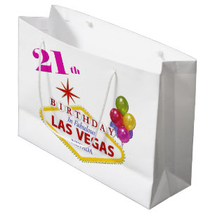 21th Birthday In Las Vegas Gift Bag