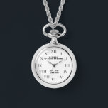 21th Birthday Twenty One Funny Silver Watch<br><div class="desc">21 years of being awesome. Est. 2002. 21th Birthday,  twenty one,  21 years old,  black and white,  funny watch.</div>