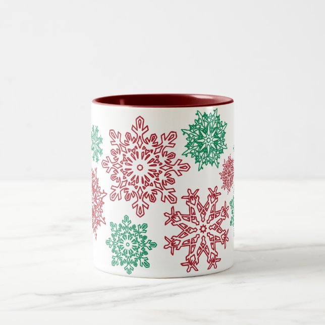 220 Christmas Snowflake Mug (Center)
