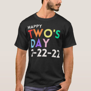 22222 Twosday Tuesday February 22nd 2022 Teacher T T-Shirt