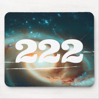 222 Universe Angel Number Galaxy Manifestation Mouse Mat