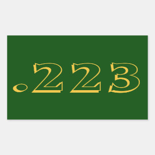 .223 Ammo Sticker