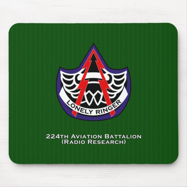 224th Aviation Battalion (Radio Research) Mouse Mat (Front)