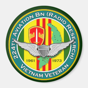 224th Avn Bn RR 3 - ASA Vietnam Magnet