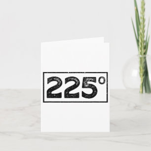 225 Degrees Bbq Grilling Smoking Meat Smoke Cook B Card