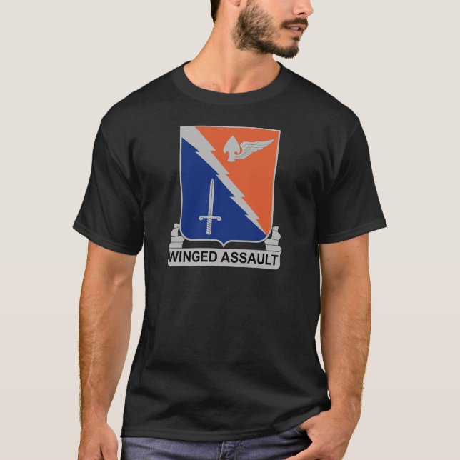 229th Aviation Regiment - Winged Assault T-Shirt (Front)
