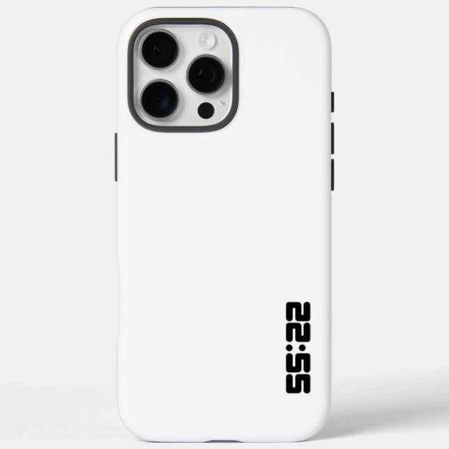 22:55 Iphone 16 Pro Premium Case-Mate iPhone Case (Back)