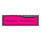 22.5"x7.5" Personalised Banner Hot Pink Zebra Prin