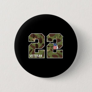22 A Day Ptsd Quote Depression Prevention Us Army 6 Cm Round Badge