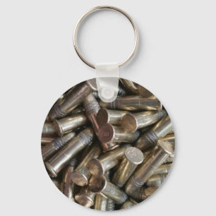 22 Calibre Bullets Key Ring