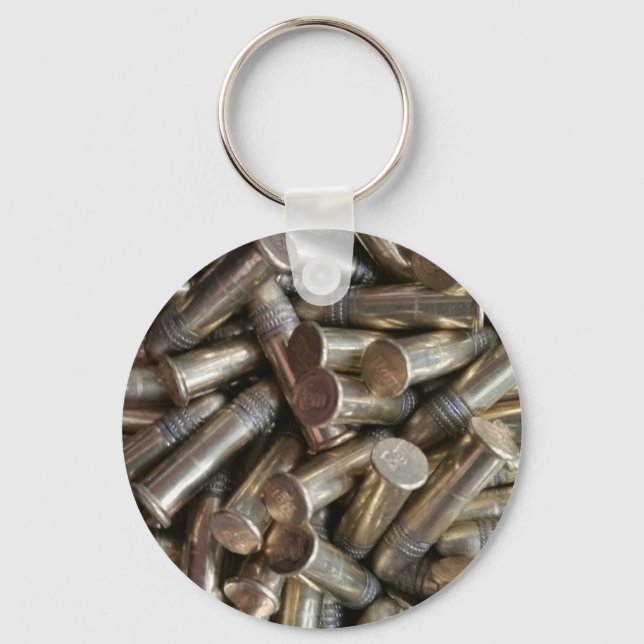22 Calibre Bullets Key Ring (Front)