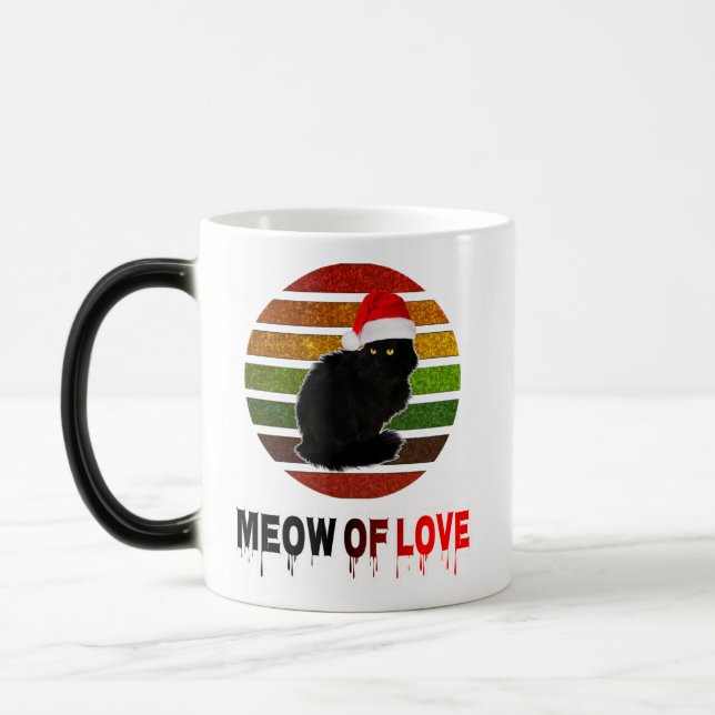 22.cute beautiful bestselling trending black cat magic mug (Left)