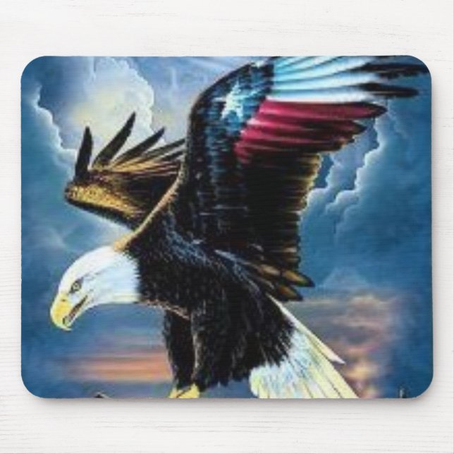22 eagle, NEVER FOR GET THE COST OF OUR FREEDOM Mouse Mat (Front)