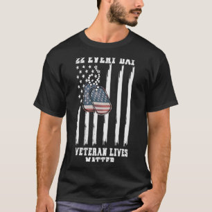 22 Every Day Veteran Awareness Performance Design T-Shirt