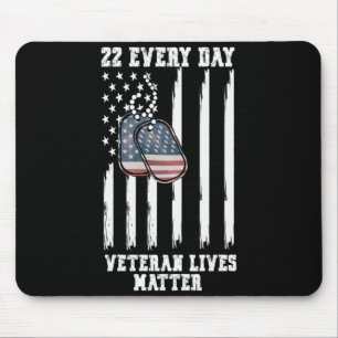 22 Every Day Veteran Awareness Performance Mouse Mat