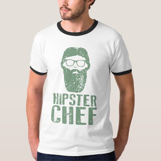 22 Minutes - Hipster Chef T-Shirt (Front)