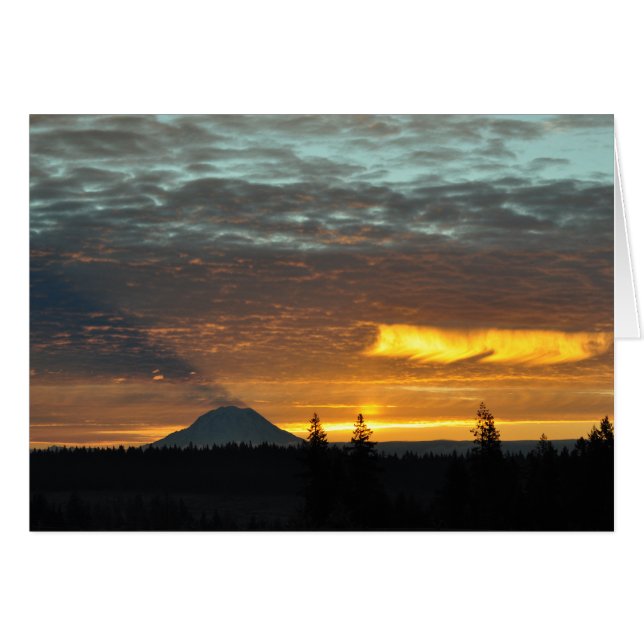 #22 Mount Rainier and its Shadow (Front Horizontal)