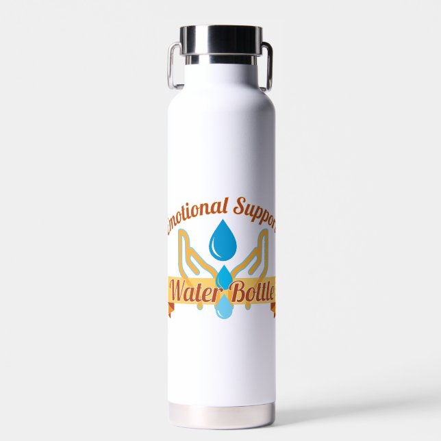 22 oz. Emotional Support Water Bottle (Front)