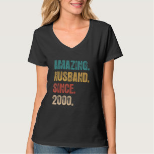 22 Wedding Aniversary For Him Amazing Husband Sin T-Shirt