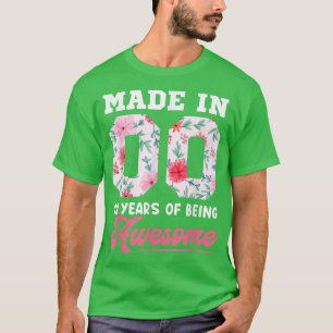 22 Year Old Girls Teens Boys For 22nd Birthday Bor T-Shirt