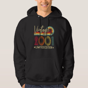 22 Year Old Vintage 2001 22nd Bday Hoodie
