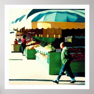 22nd Avenue Market Poster