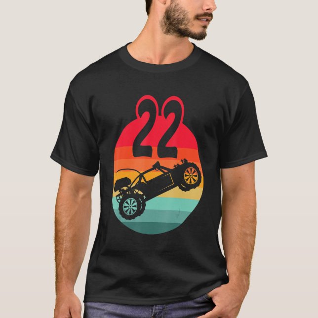 22nd Birthday I Racing Gaming I Remote Control Rc  T-Shirt (Front)