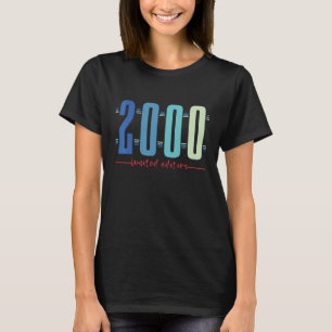 22nd Birthday Ladies Mens 22 Years 2000 Gift 11 T-Shirt