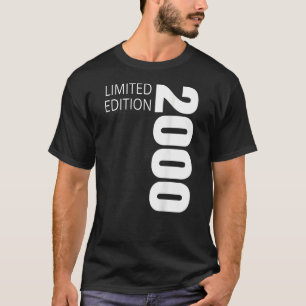 22nd Birthday Ladies Mens 22 Years 2000 T-Shirt