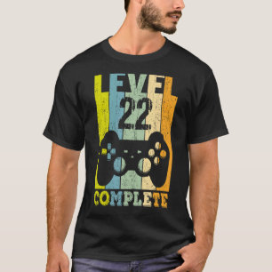 22nd Birthday Ladies Mens Level 22 Years 2000 T-Shirt